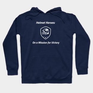 Helmet Heroes: On a Mission for Victory Football Hoodie